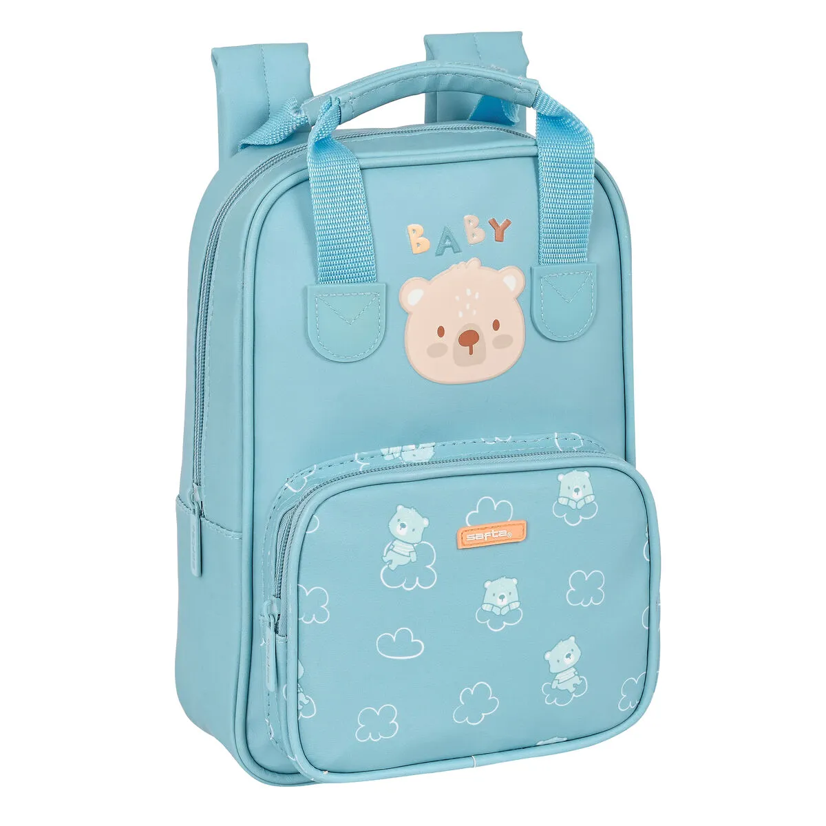 Zaino Scuola Safta Baby bear 20 x 28 x 8 cm Azzurro