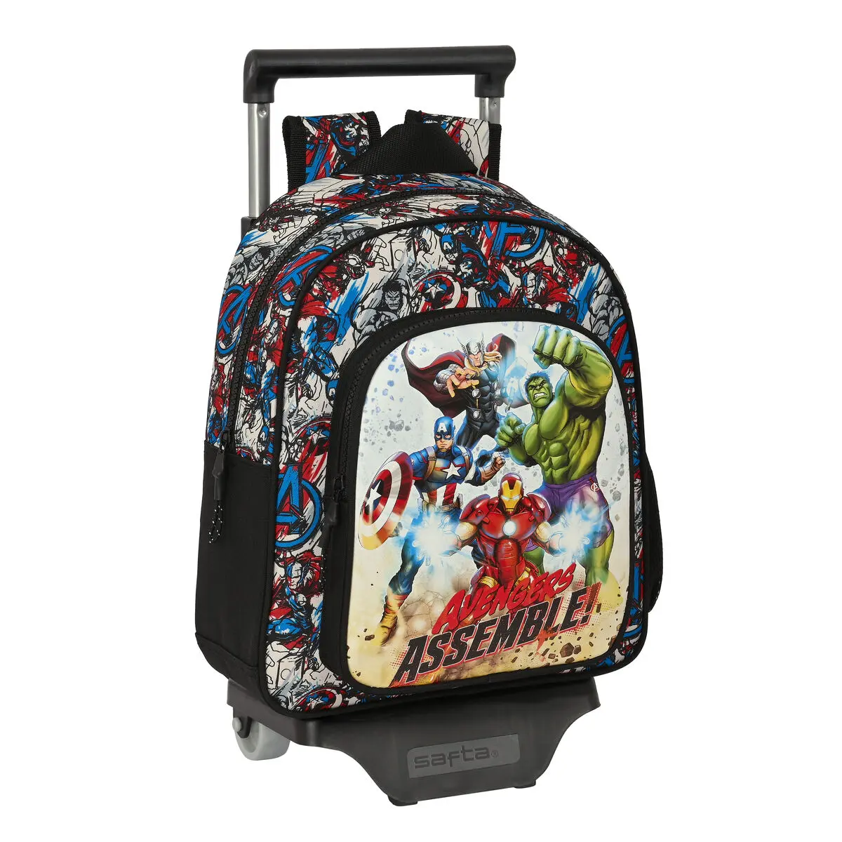 Trolley per la Scuola The Avengers Forever Multicolore 27 x 33 x 10 cm