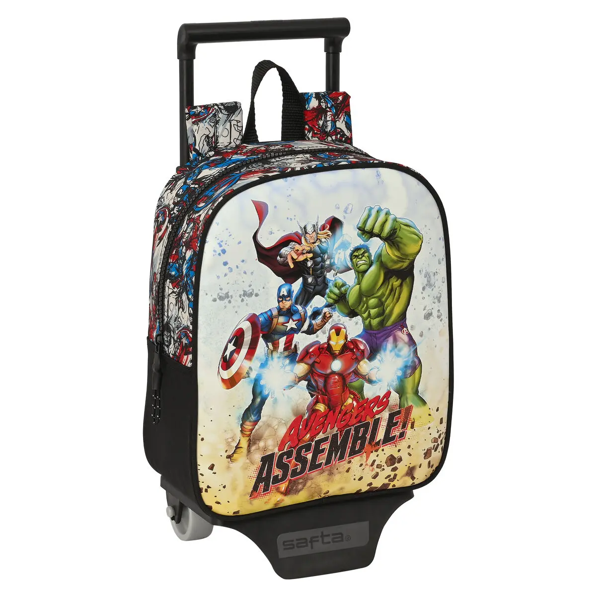 Trolley per la Scuola The Avengers Forever Multicolore 22 x 27 x 10 cm