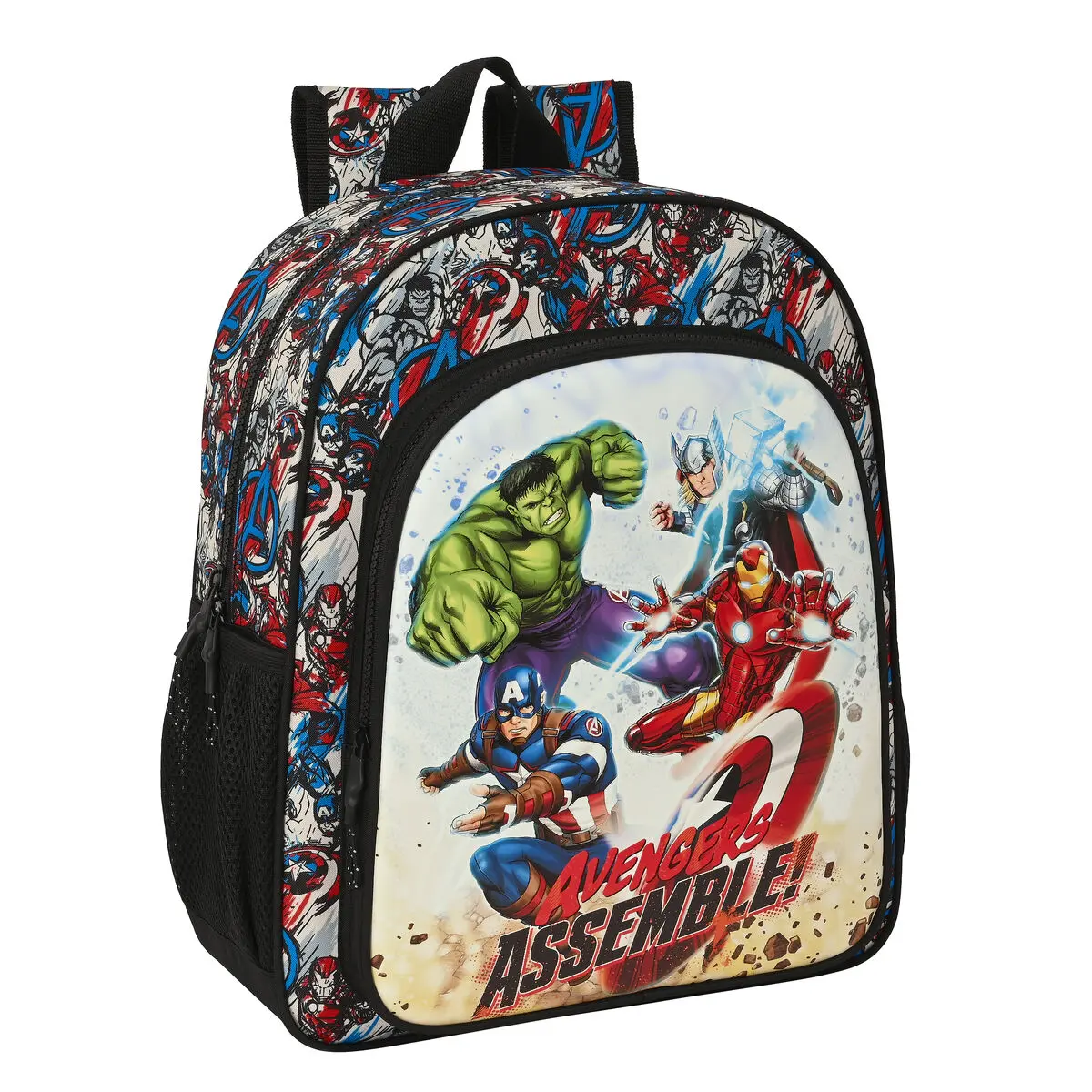 Zaino Scuola The Avengers Forever Multicolore 32 X 38 X 12 cm