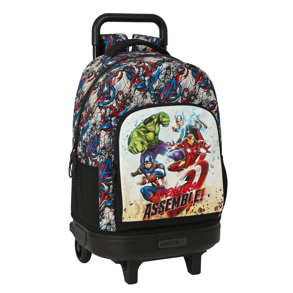 Trolley per la Scuola The Avengers Forever Multicolore 33 X 45 X 22 cm