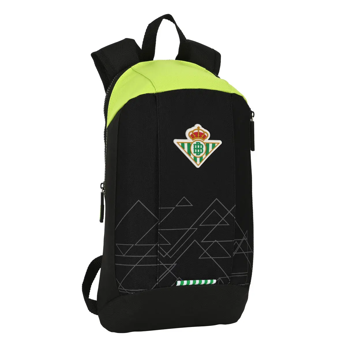 Zaino Real Betis Balompié Mini 22 x 39 x 10 cm Nero Lime