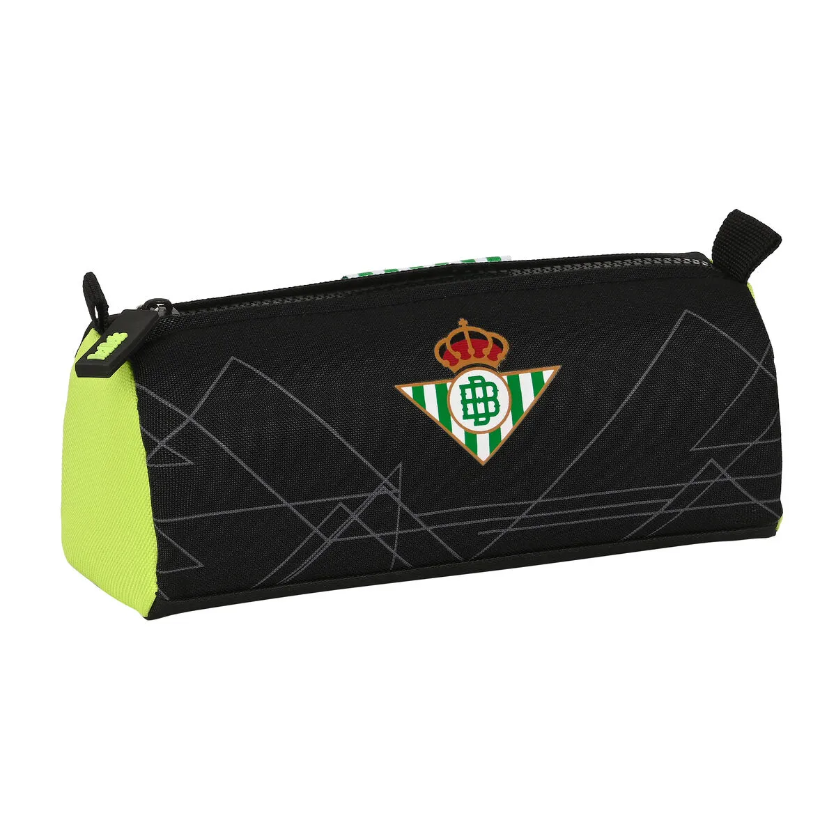 Astuccio Scuola Real Betis Balompié Nero Lime 21 x 8 x 7 cm