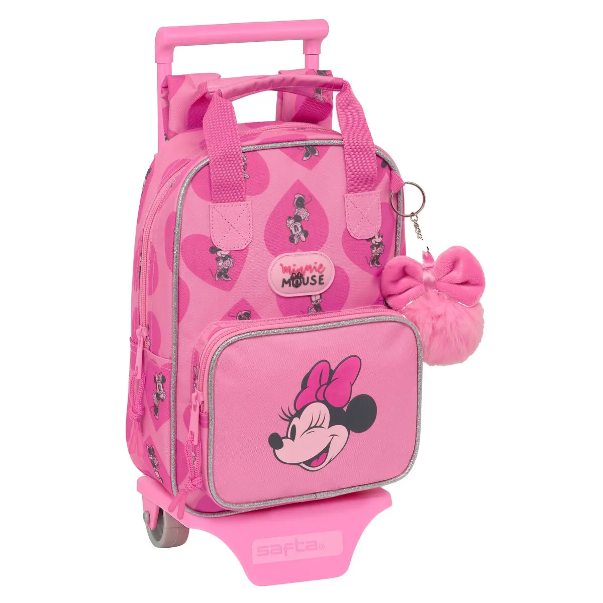 Trolley per la Scuola Minnie Mouse Loving Rosa 20 x 28 x 8 cm