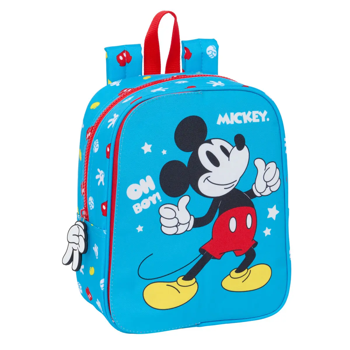 Zaino per Bambini Mickey Mouse Clubhouse Fantastic Azzurro Rosso 22 x 27 x 10 cm