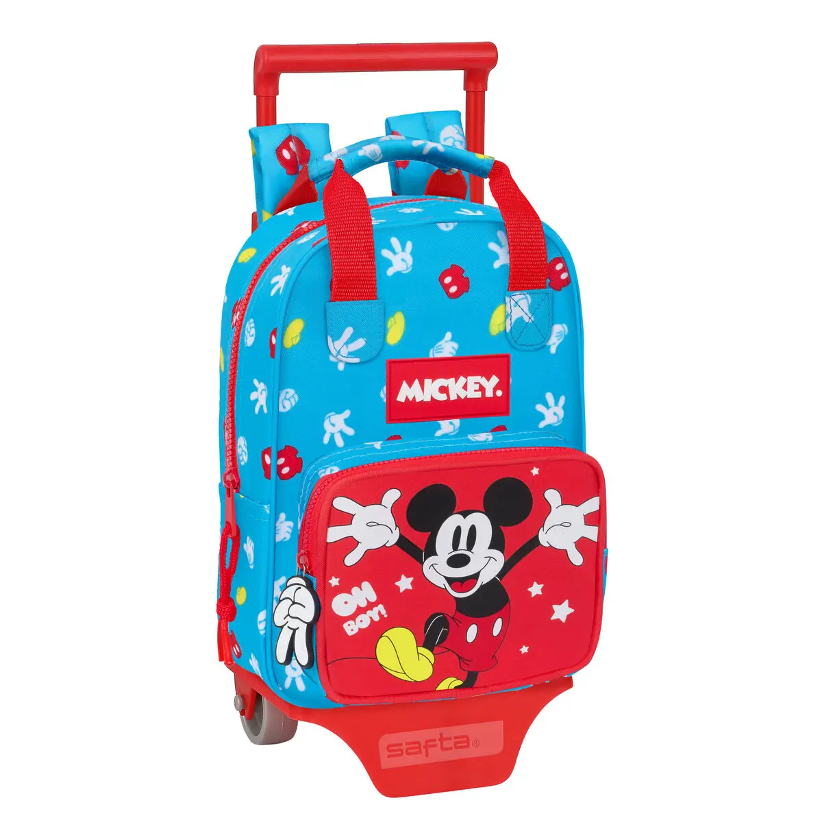 Trolley per la Scuola Mickey Mouse Clubhouse Fantastic Azzurro Rosso 20 x 28 x 8 cm