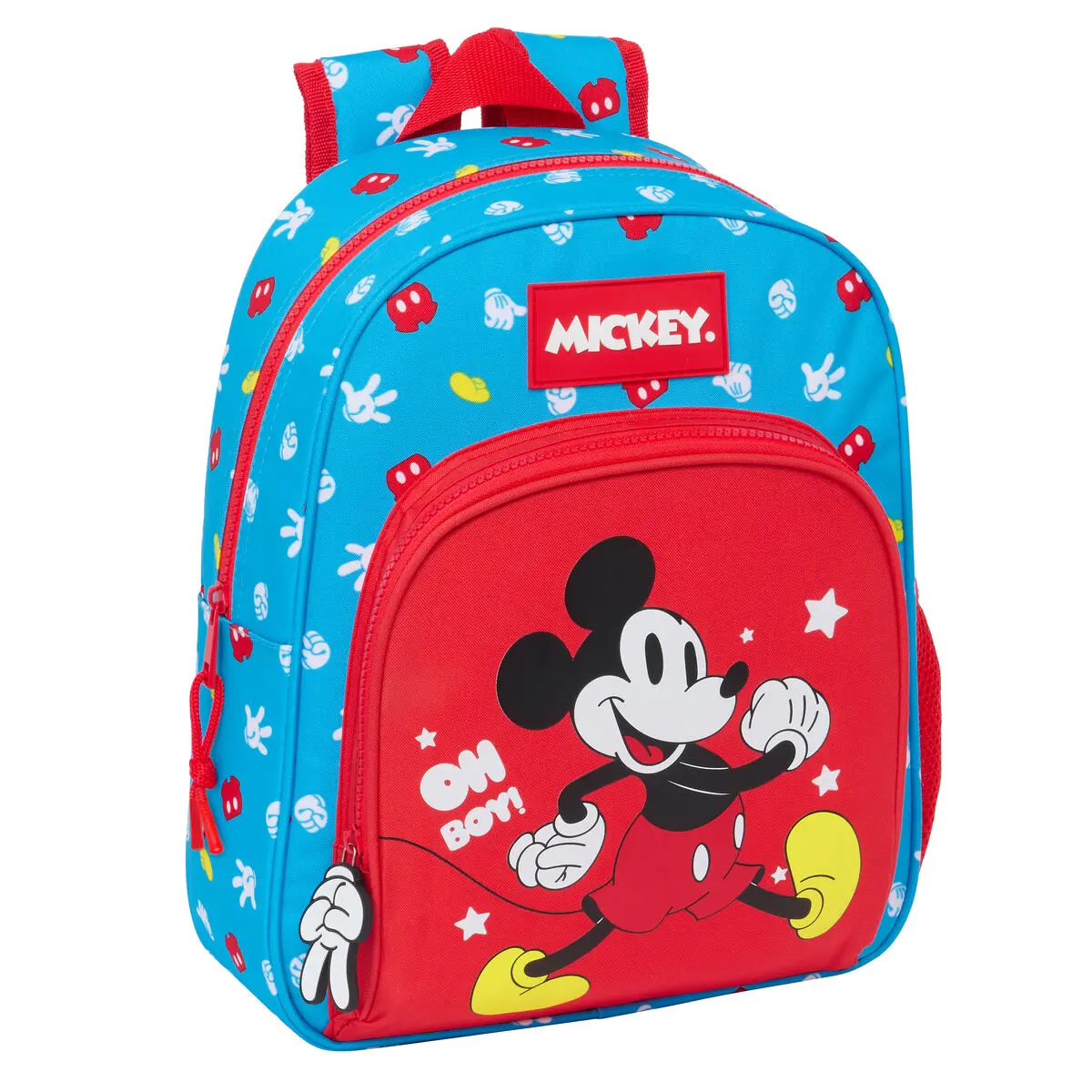 Zaino Scuola Mickey Mouse Clubhouse Fantastic Azzurro Rosso 28 x 34 x 10 cm