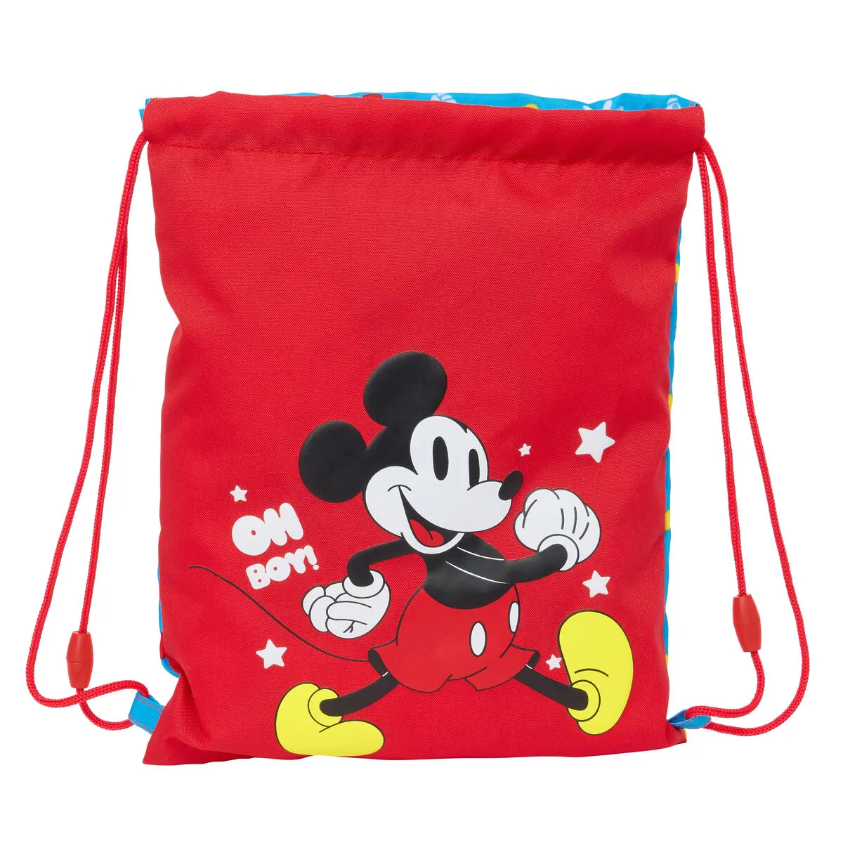 Zainetto con Cordini Mickey Mouse Clubhouse Fantastic Azzurro Rosso 26 x 34 x 1 cm