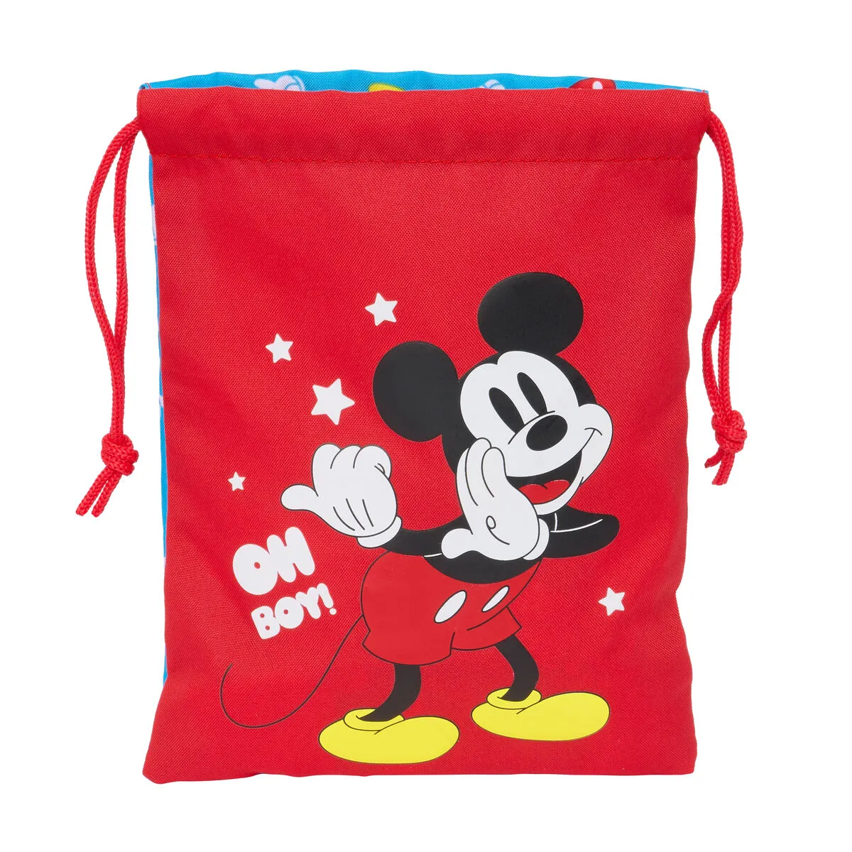 Portamerenda Mickey Mouse Clubhouse Fantastic 20 x 25 x 1 cm Sacco Azzurro Rosso