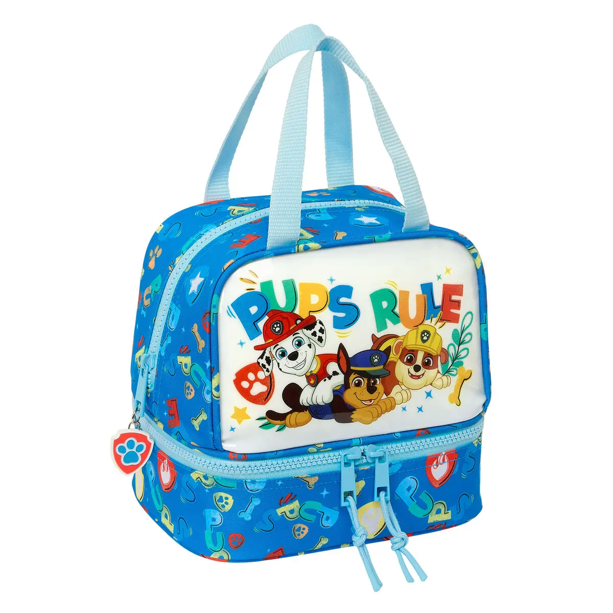 Portamerenda The Paw Patrol Pups rule Azzurro 20 x 20 x 15 cm