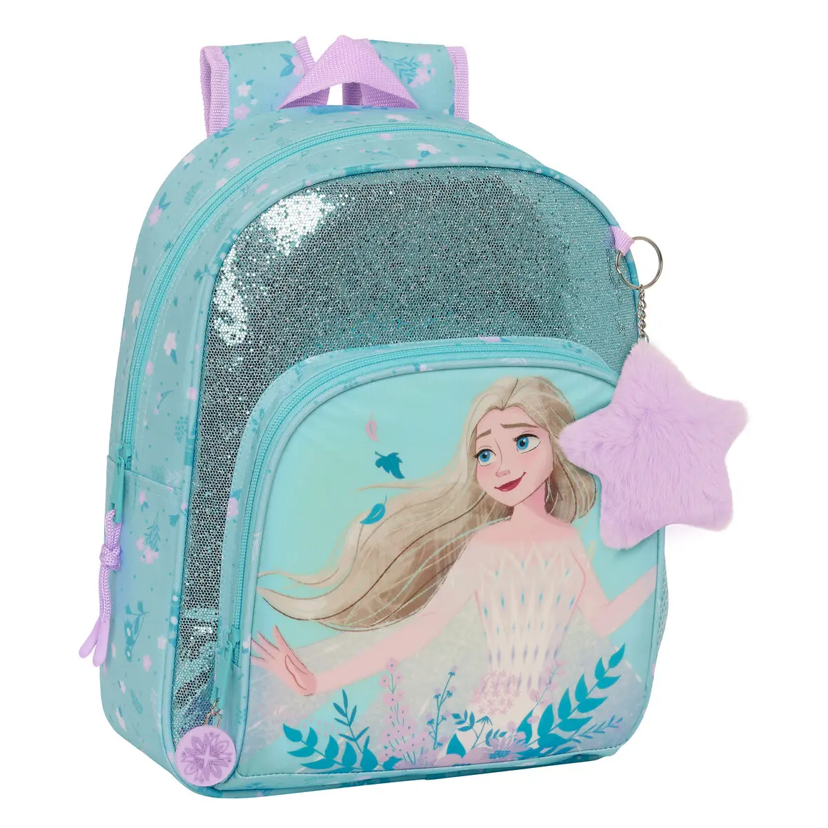 Zaino Scuola Frozen Hello spring Azzurro Chiaro 28 x 34 x 10 cm