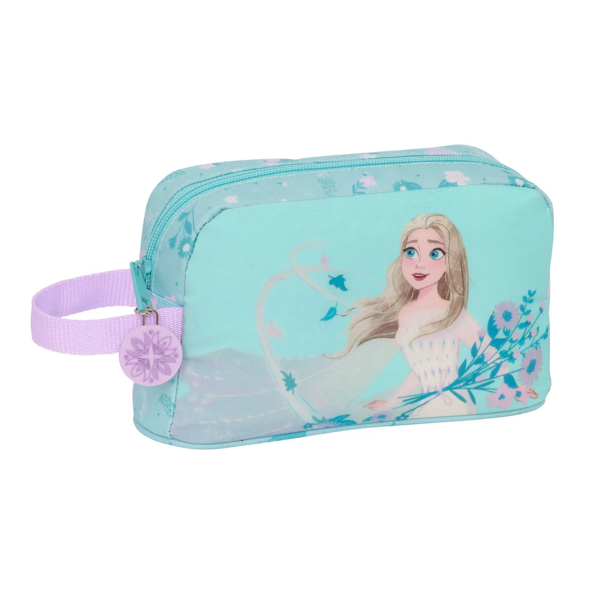 Portamerenda Termico Frozen Hello spring Azzurro 21.5 x 12 x 6.5 cm