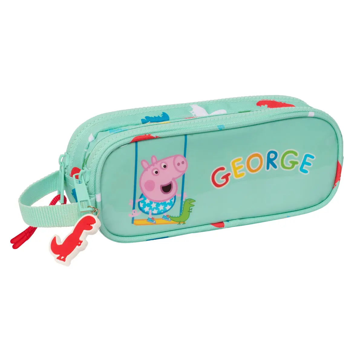 Portaoggetti Doppio Peppa Pig George Menta 21 x 8 x 6 cm