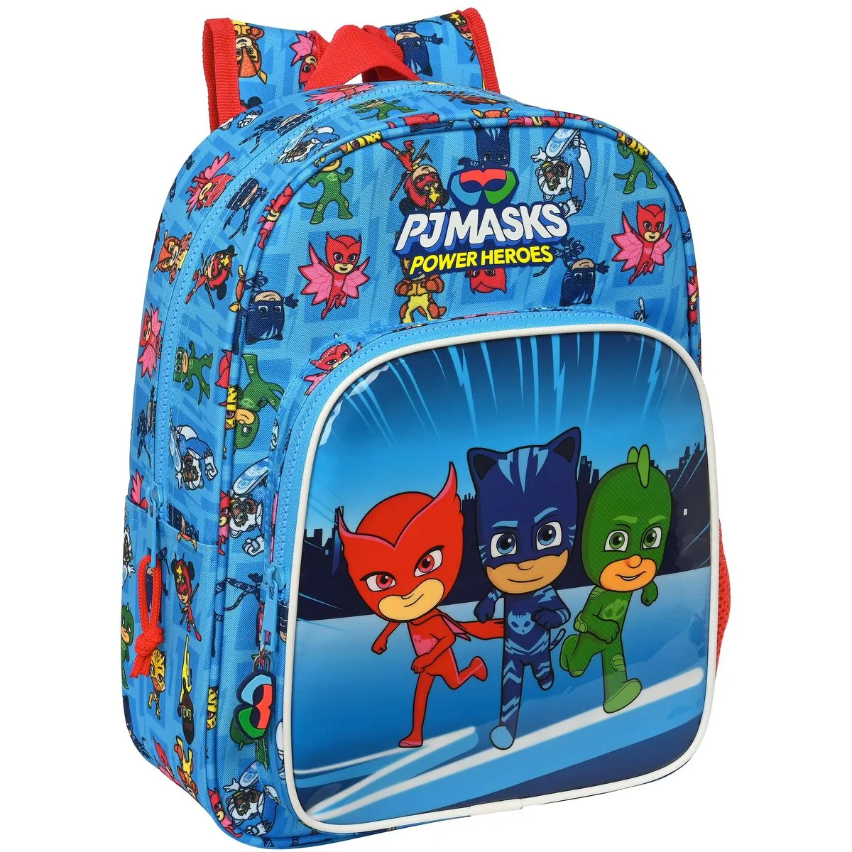 Zaino Scuola PJ Masks 26 x 34 x 11 cm Azzurro