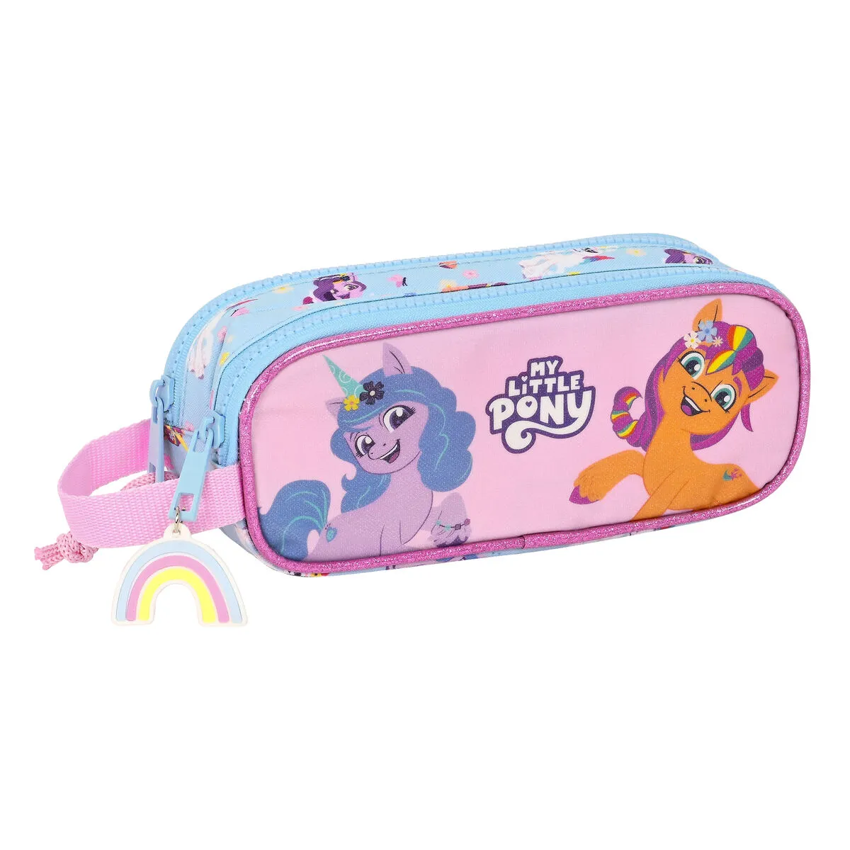 Portaoggetti Doppio My Little Pony Wild & free Azzurro Rosa 21 x 8 x 6 cm