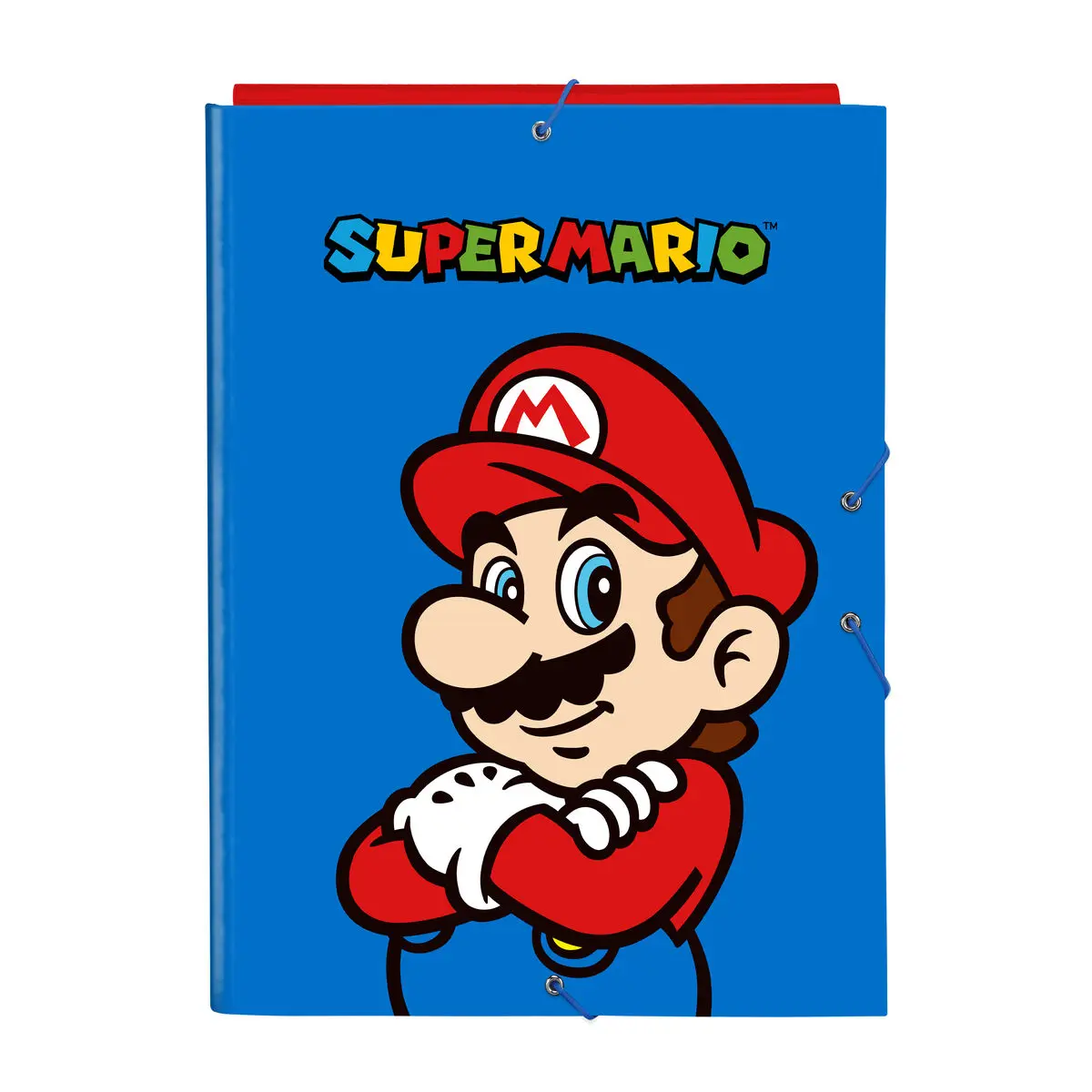 Fascicolo Super Mario Play Azzurro Rosso A4