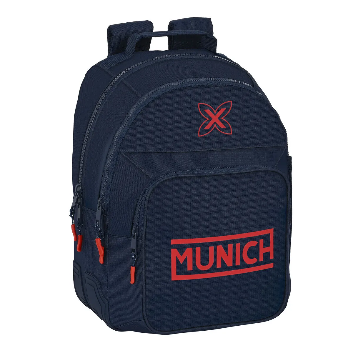 Zaino Scuola Munich Flash Blu Marino 32 x 42 x 15 cm