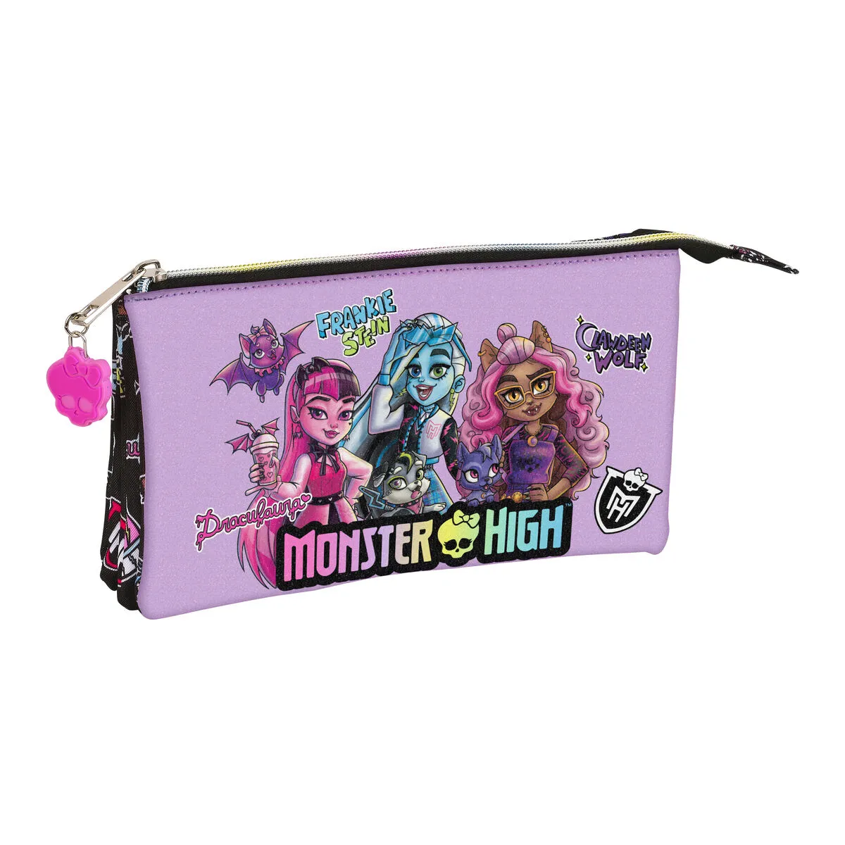 Portaoggetti Doppio Monster High Creep Nero 22 x 12 x 3 cm