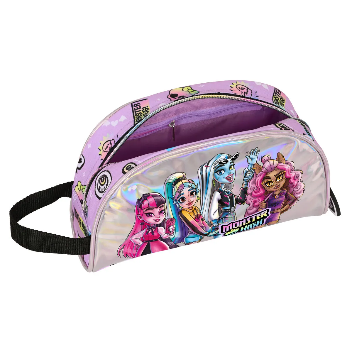 Necessaire da Viaggio Monster High Best boos Lilla Poliestere 300D 26 x 16 x 9 cm