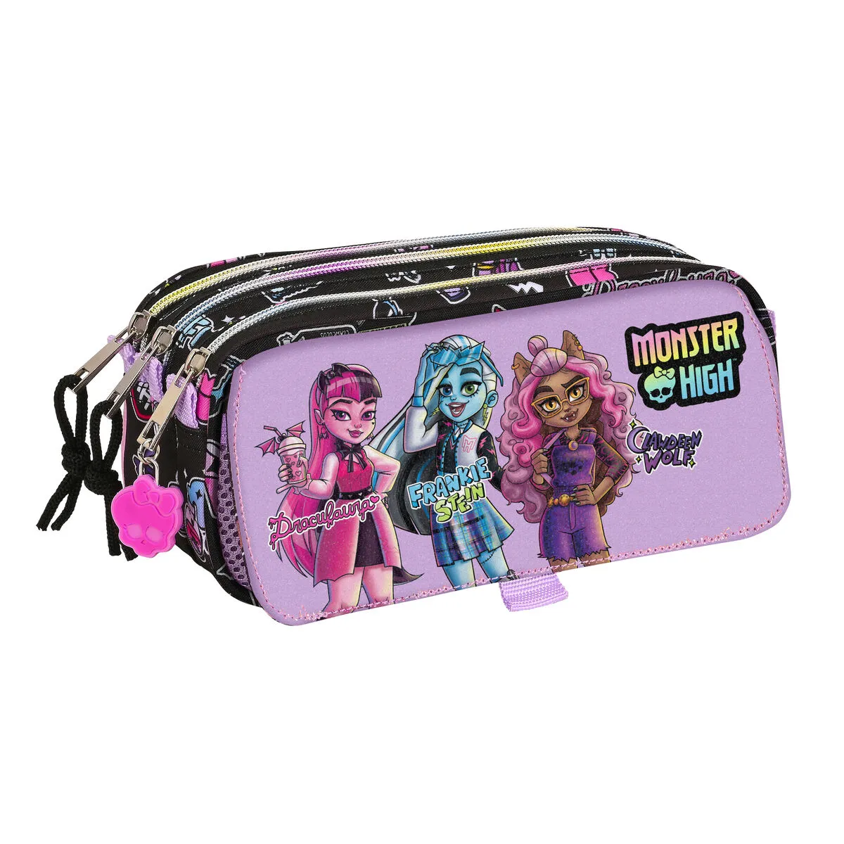 Portaoggetti Doppio Monster High Creep Nero 21,5 x 10 x 8 cm