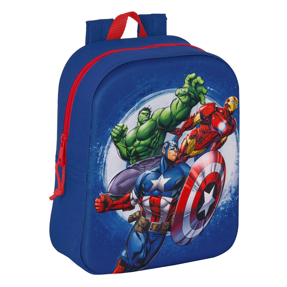 Zaino Scuola The Avengers 3D Blu Marino 22 x 27 x 10 cm