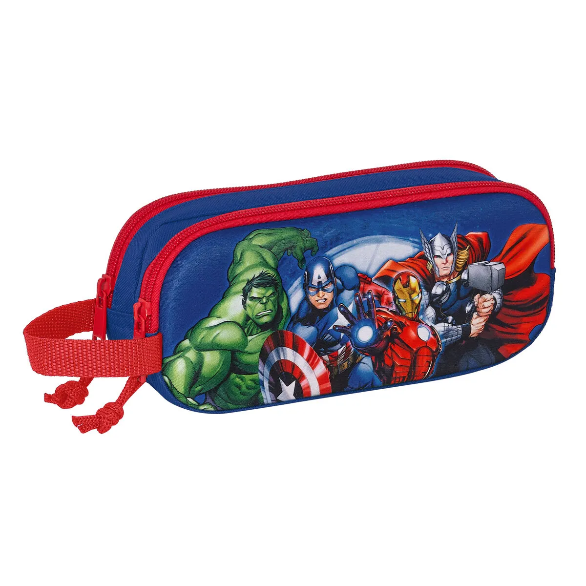 Portaoggetti Doppio The Avengers 3D Blu Marino 21 x 8 x 6 cm