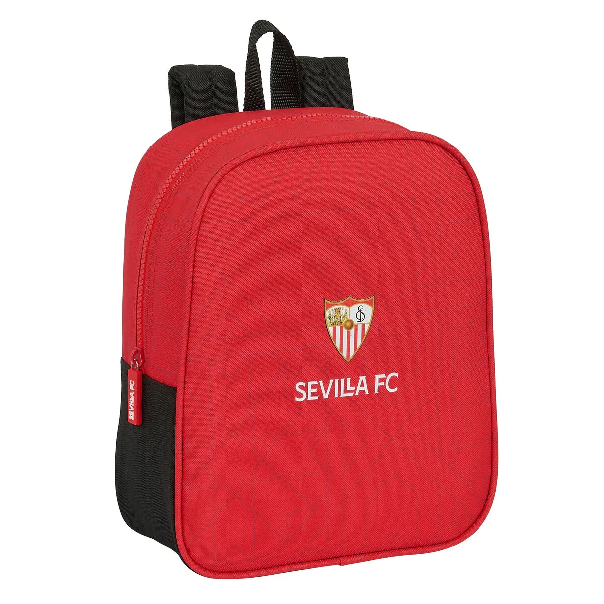 Zaino Scuola Sevilla Fútbol Club Nero Rosso 22 x 27 x 10 cm