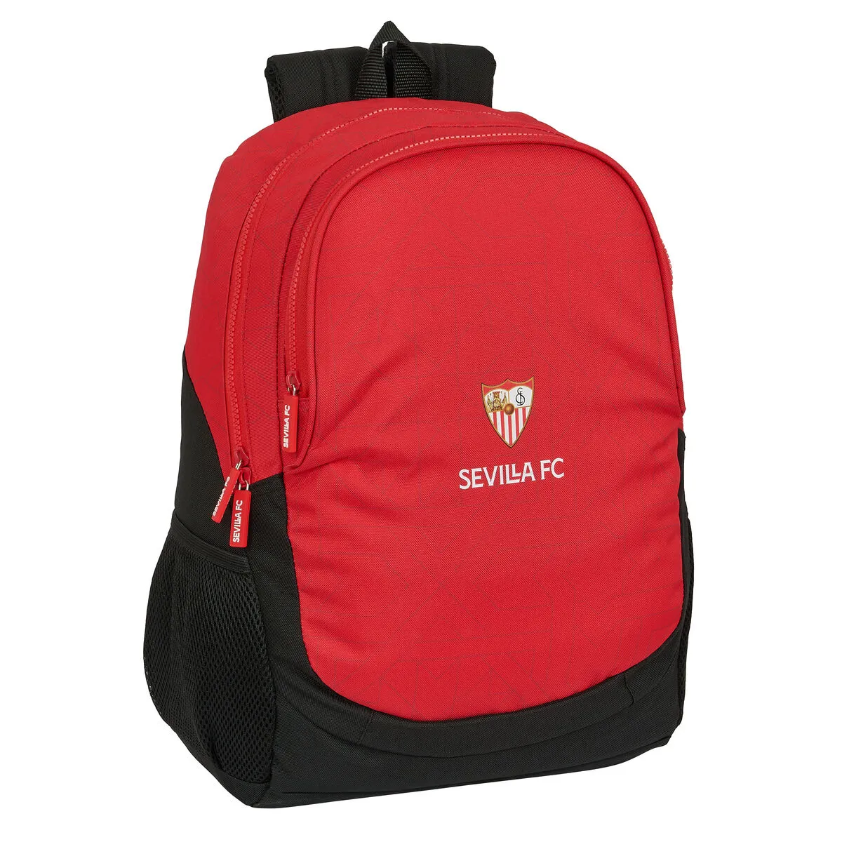 Zaino Scuola Sevilla Fútbol Club Nero Rosso 32 x 44 x 16 cm