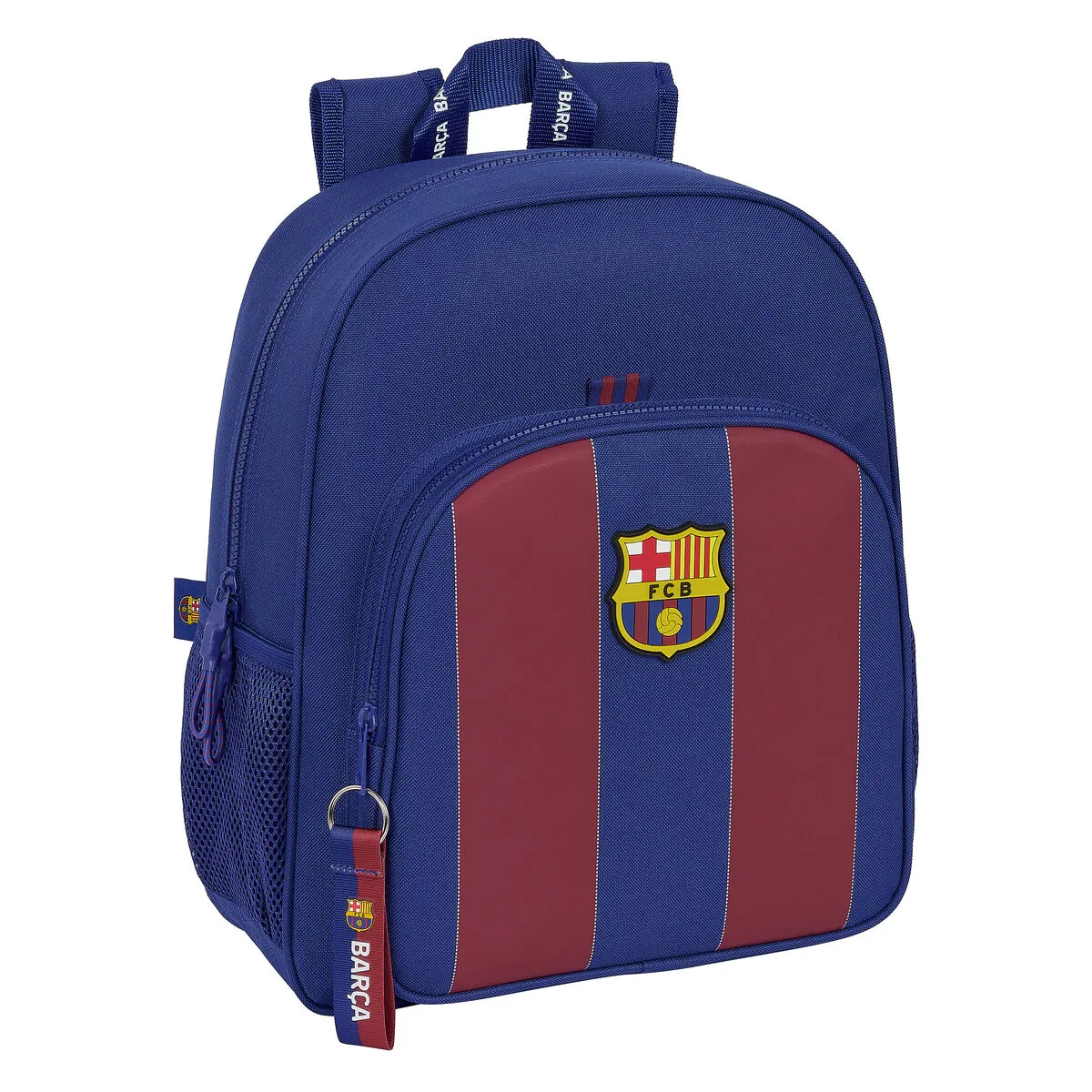 Zaino Scuola F.C. Barcelona Rosso Blu Marino 32 X 38 X 12 cm