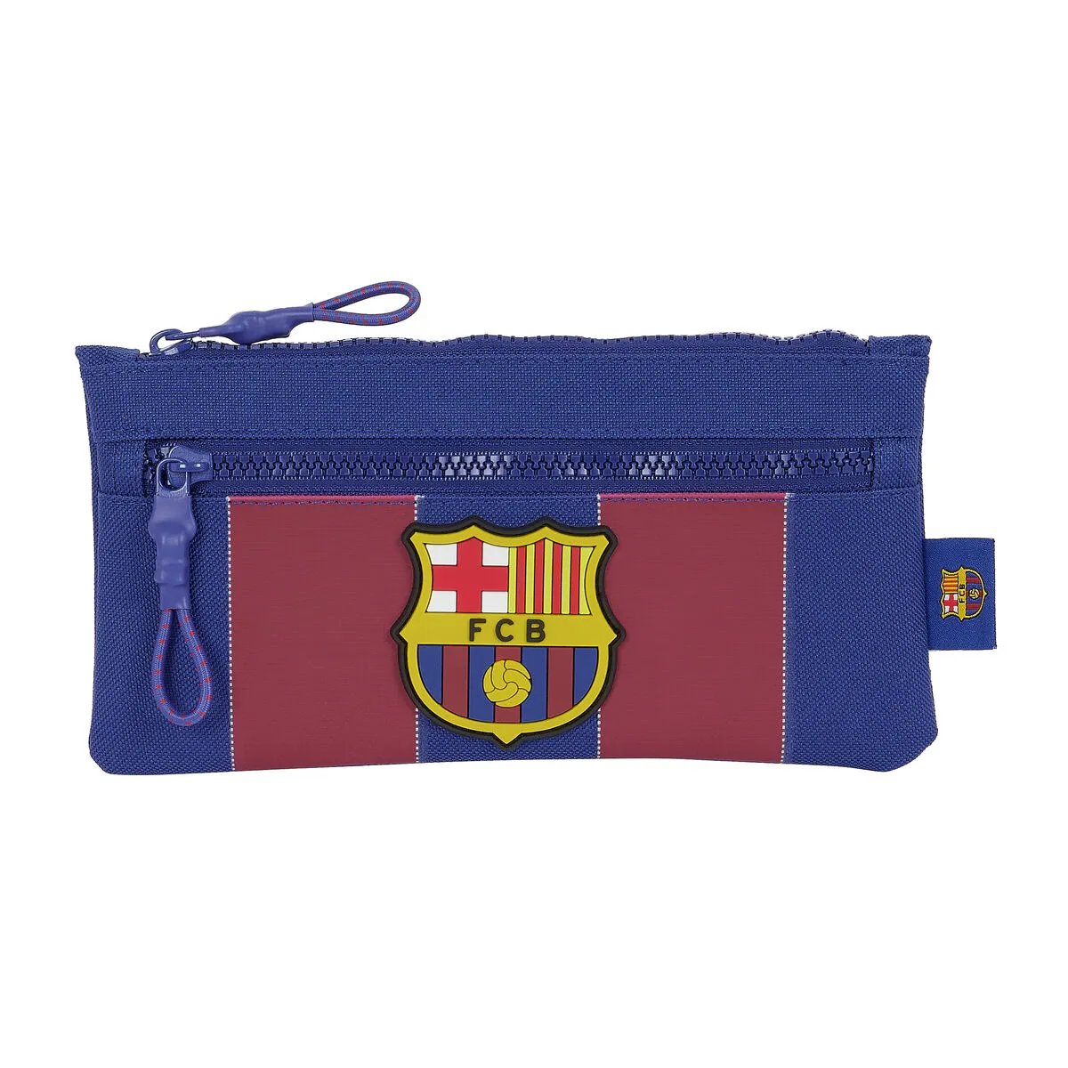 Necessaire F.C. Barcelona Rosso Blu Marino 22 x 11 x 1 cm