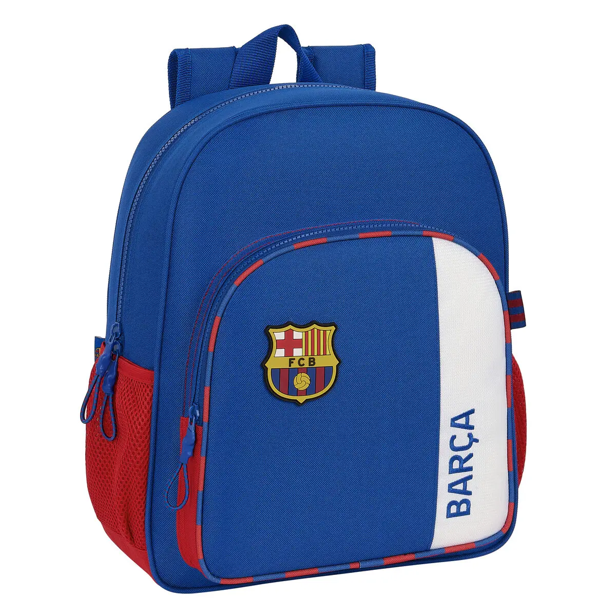 Zaino Scuola F.C. Barcelona Azzurro Rosso Granato 32 X 38 X 12 cm