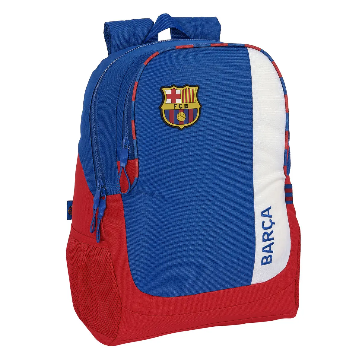 Zaino Scuola F.C. Barcelona Azzurro Rosso Granato 32 x 44 x 16 cm