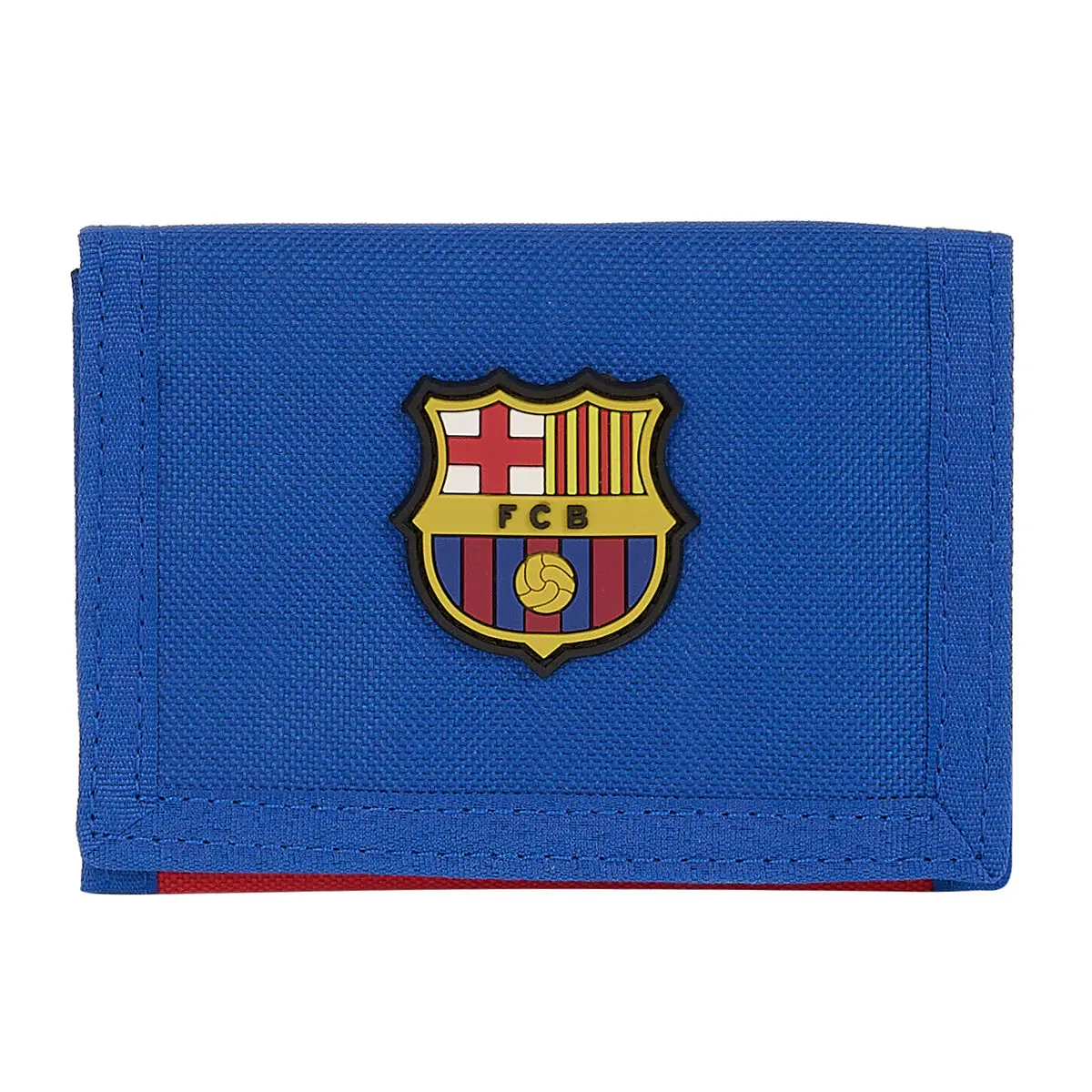 Portafogli F.C. Barcelona Azzurro Rosso Granato 12.5 x 9.5 x 1 cm