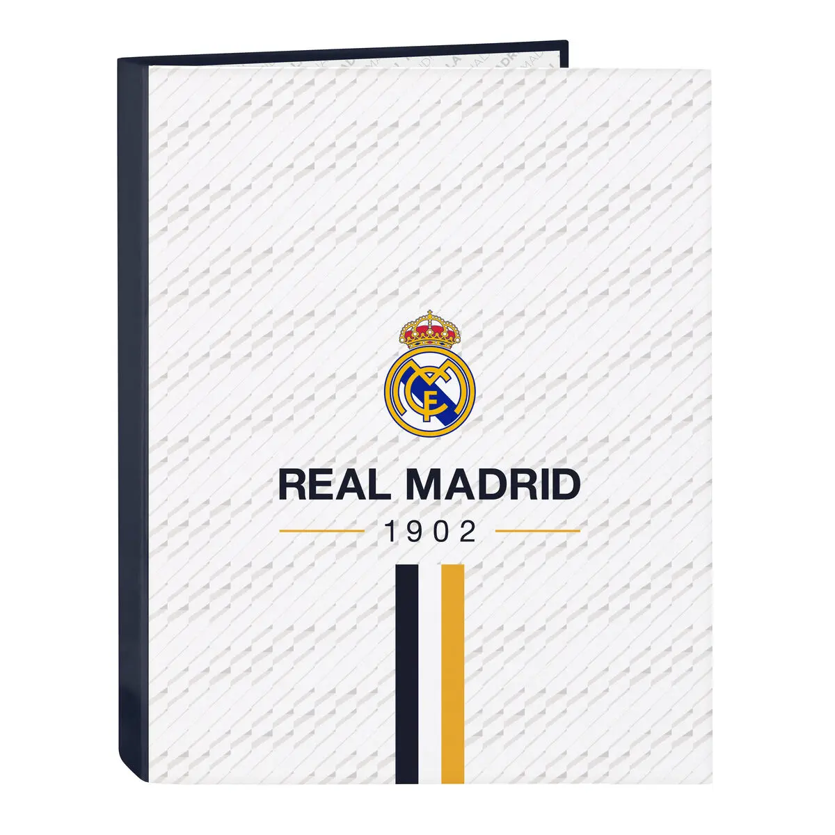 Raccoglitore ad anelli Real Madrid C.F. Bianco A4 26.5 x 33 x 4 cm