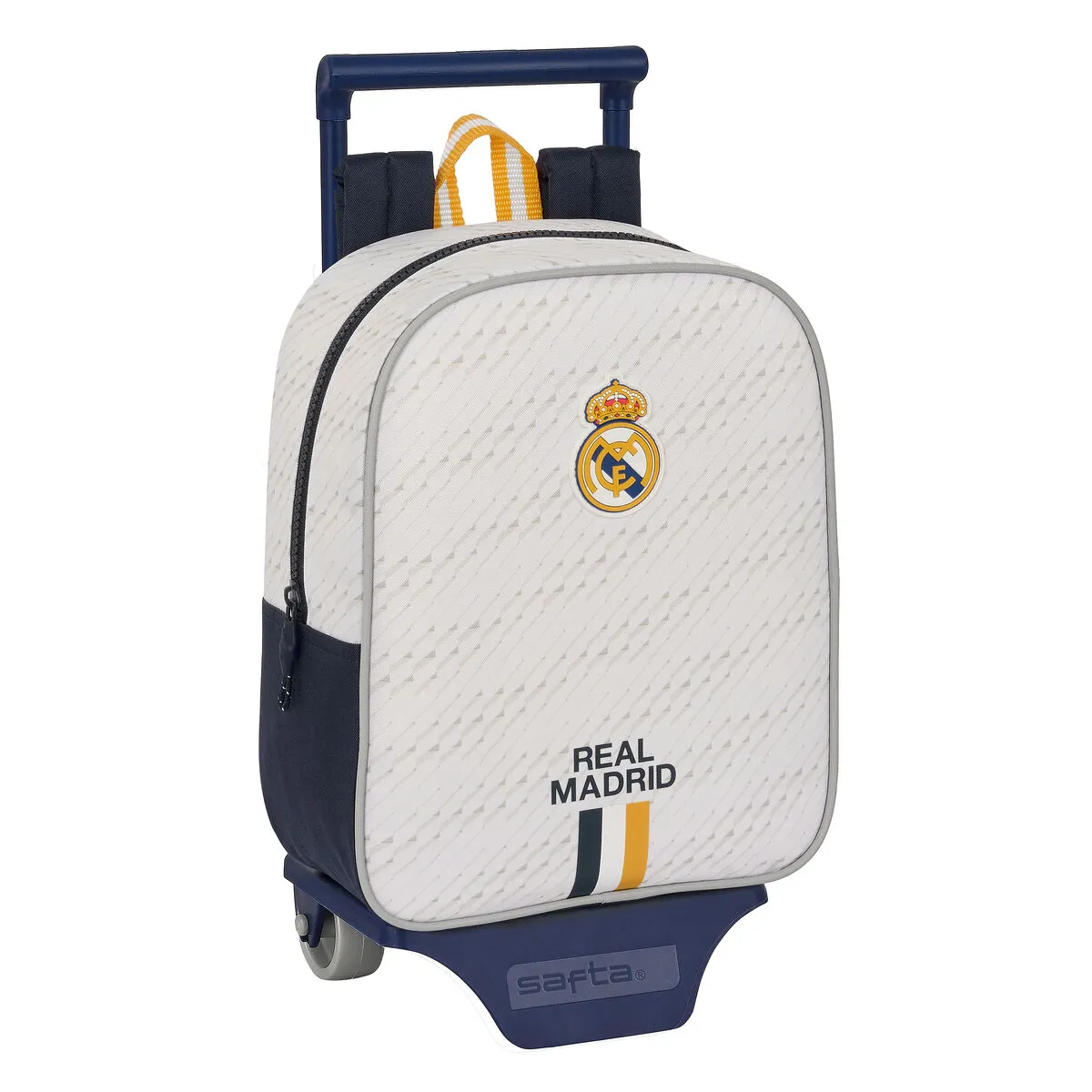 Trolley per la Scuola Real Madrid C.F. Bianco 22 x 27 x 10 cm