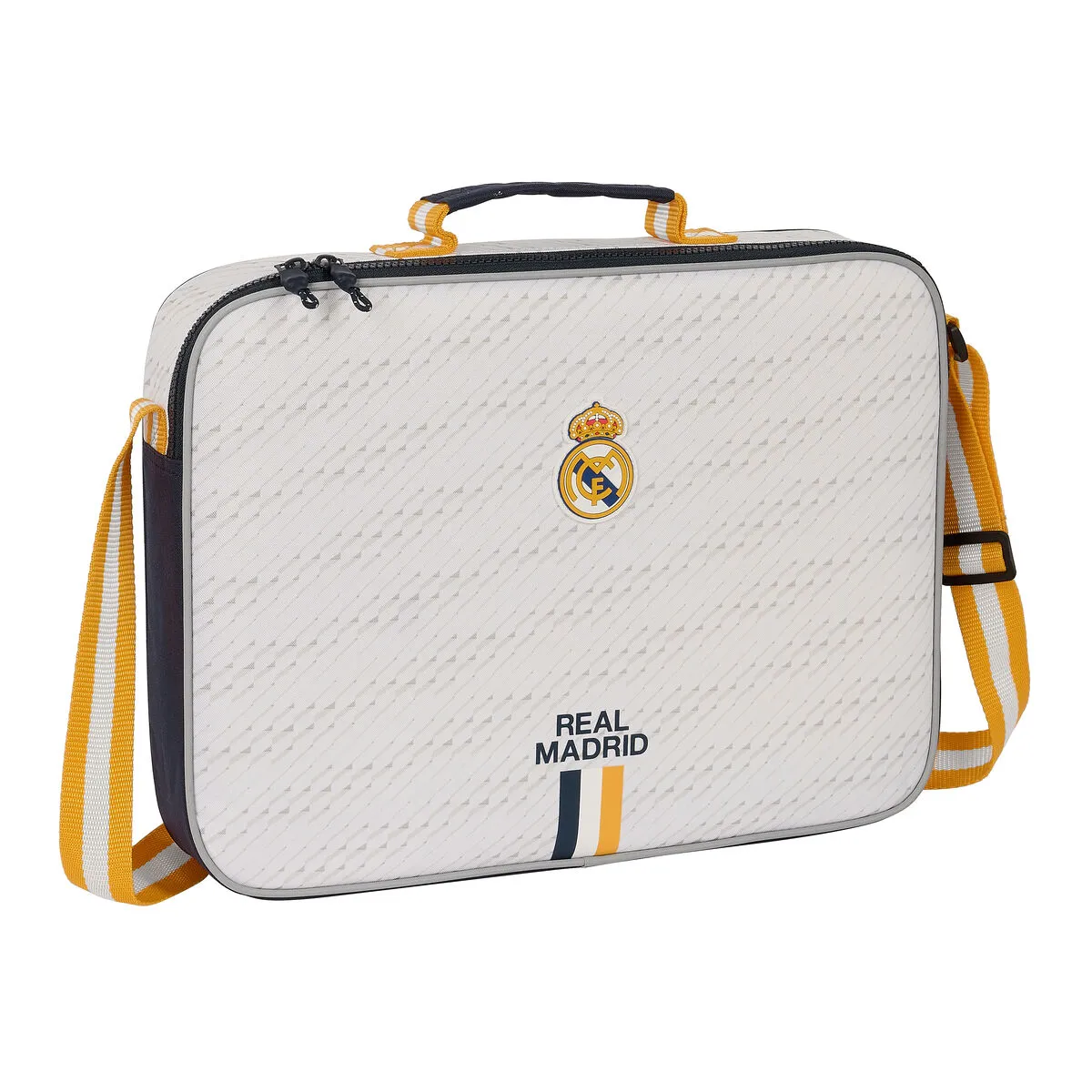 Borsa per la scuola Real Madrid C.F. Bianco 38 x 28 x 6 cm