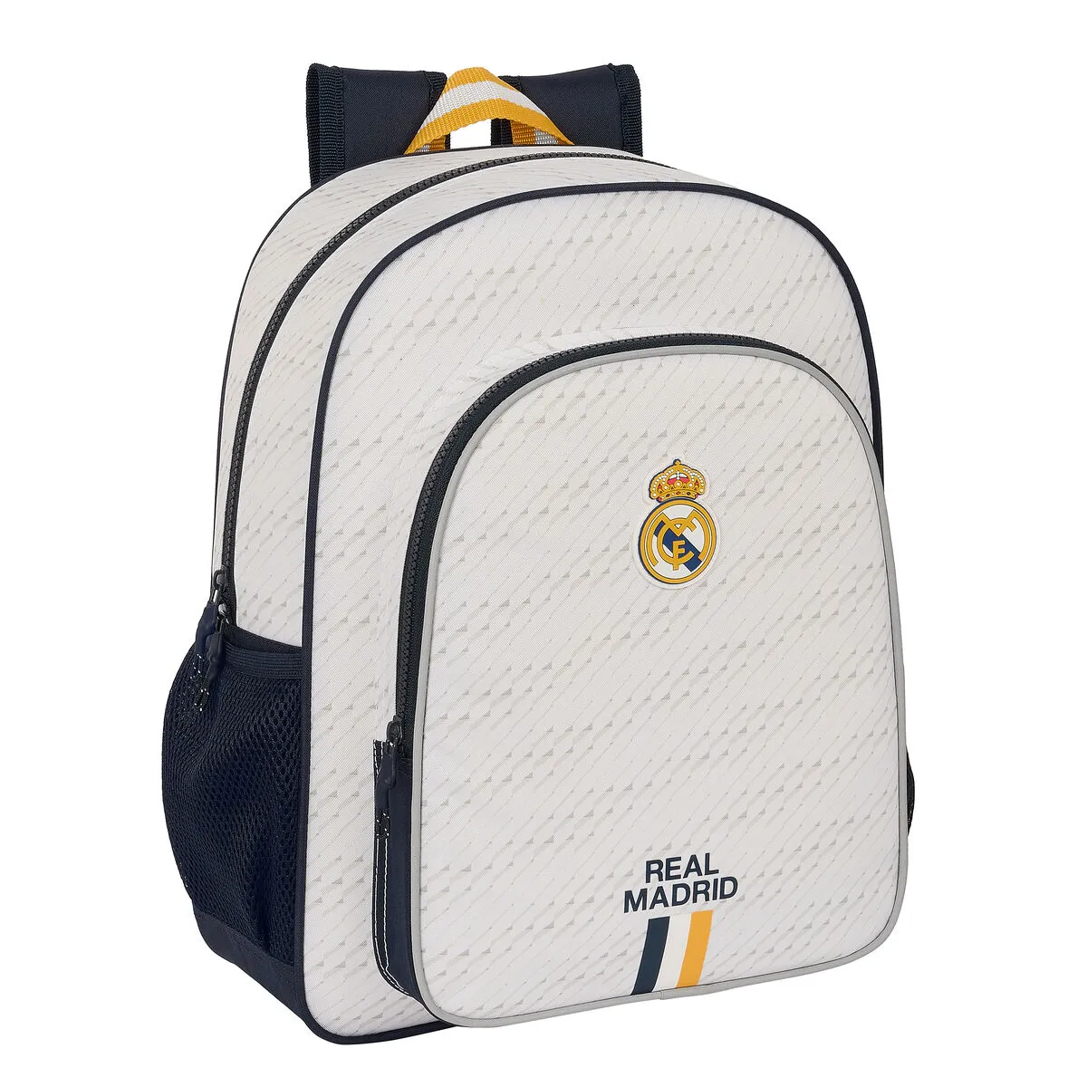 Zaino Scuola Real Madrid C.F. Bianco 32 X 38 X 12 cm