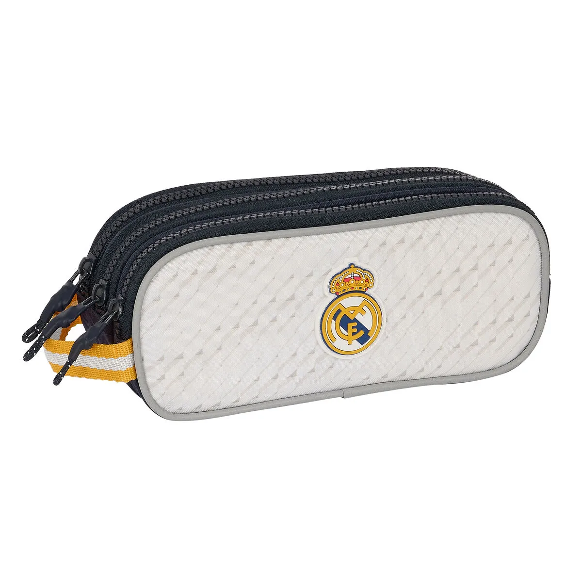 Portaoggetti Triplo Real Madrid C.F. Bianco 21 x 8.5 x 7 cm