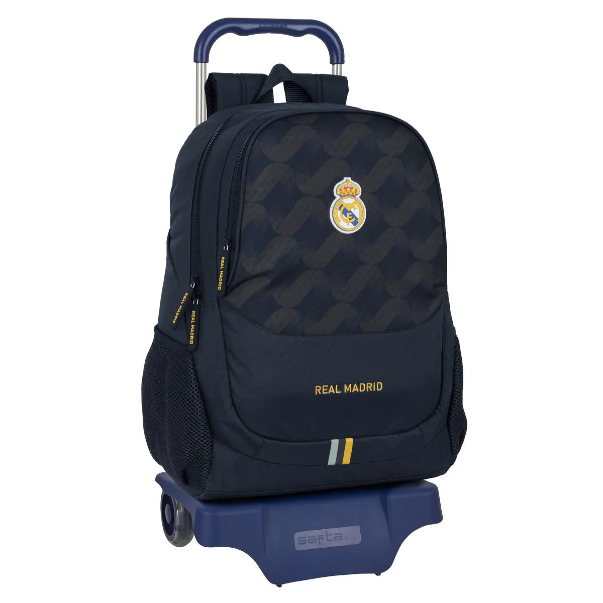 Trolley per la Scuola Real Madrid C.F. Blu Marino 32 x 44 x 16 cm