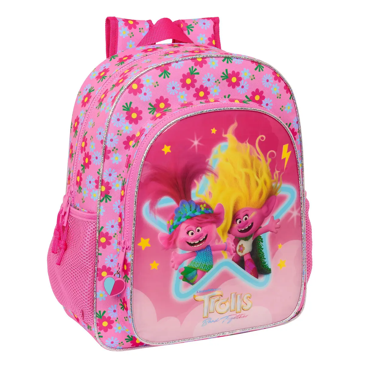 Zaino Scuola Trolls Rosa 32 X 38 X 12 cm