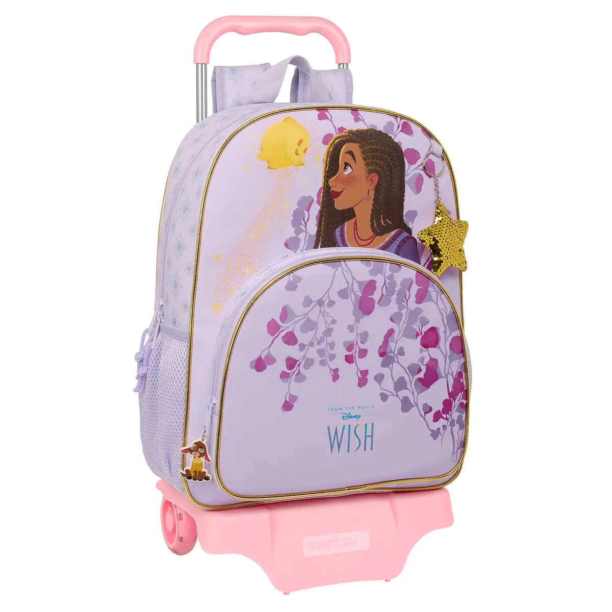 Trolley per la Scuola Wish Lilla 33 x 42 x 14 cm