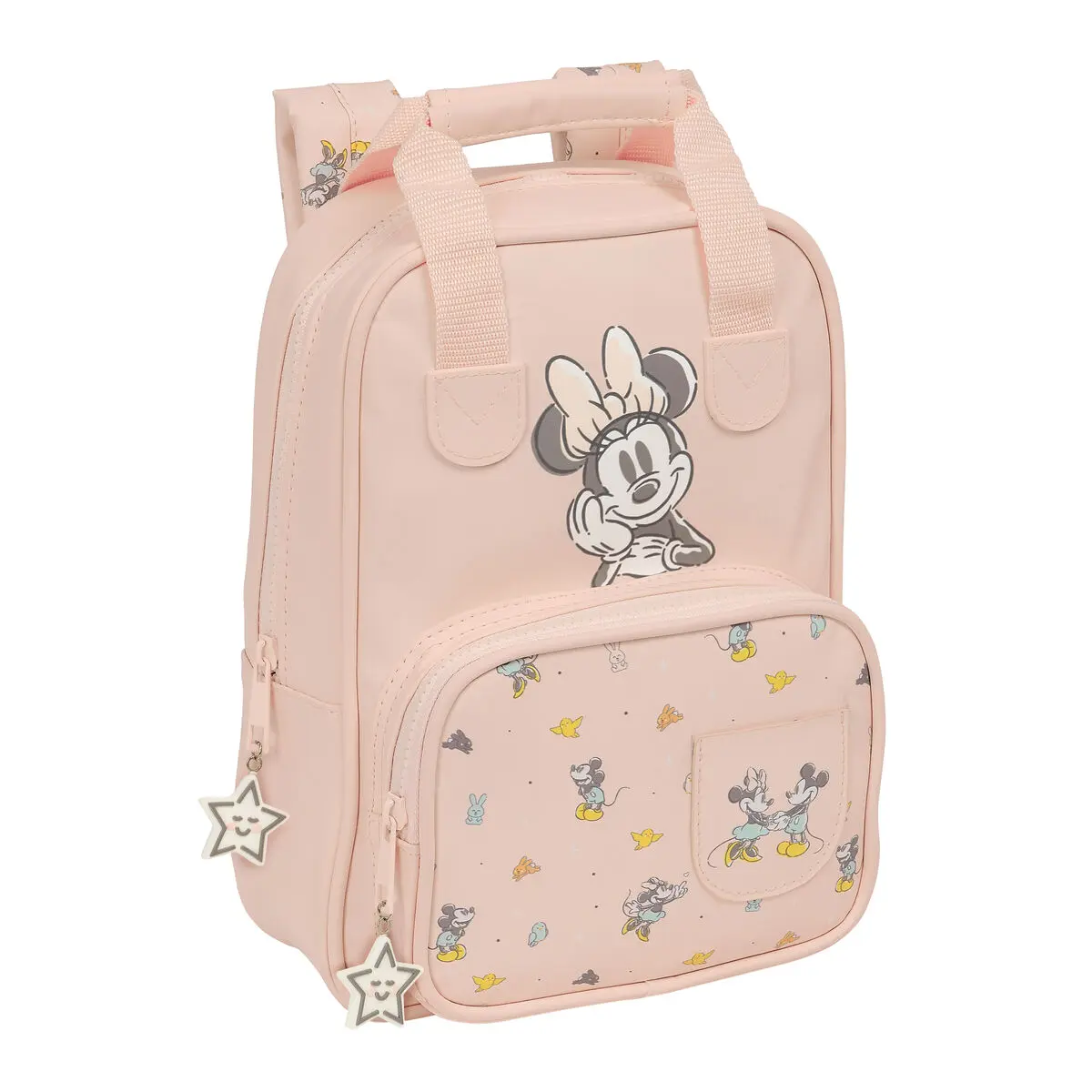 Zaino Scuola Minnie Mouse Baby Rosa 20 x 28 x 8 cm