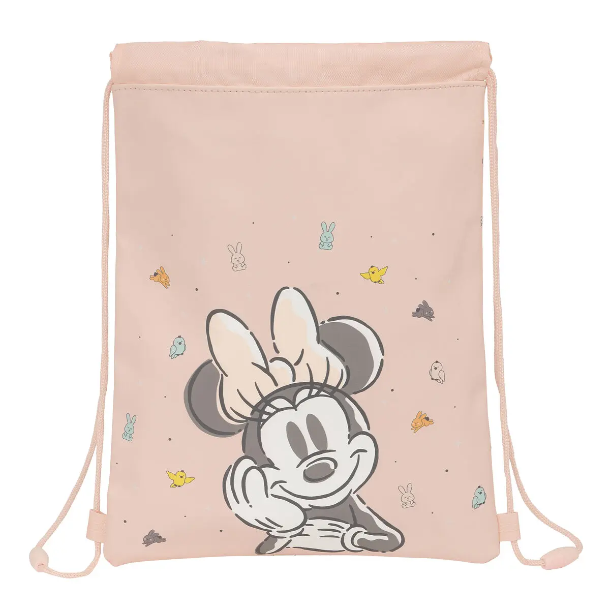 Zainetto con Cordini Minnie Mouse Baby Rosa 26 x 34 x 1 cm