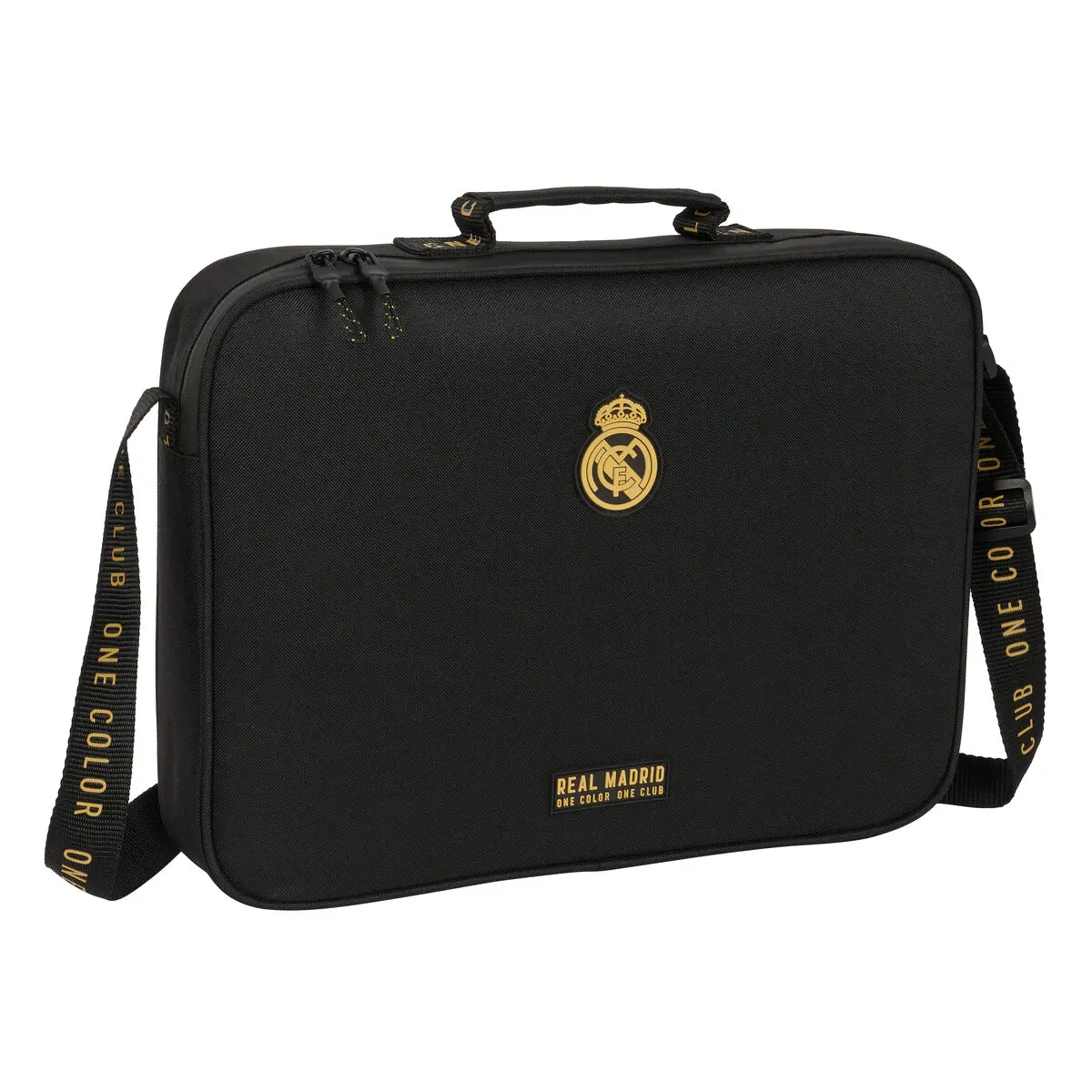 Borsa per la scuola Real Madrid C.F. Nero 38 x 28 x 6 cm