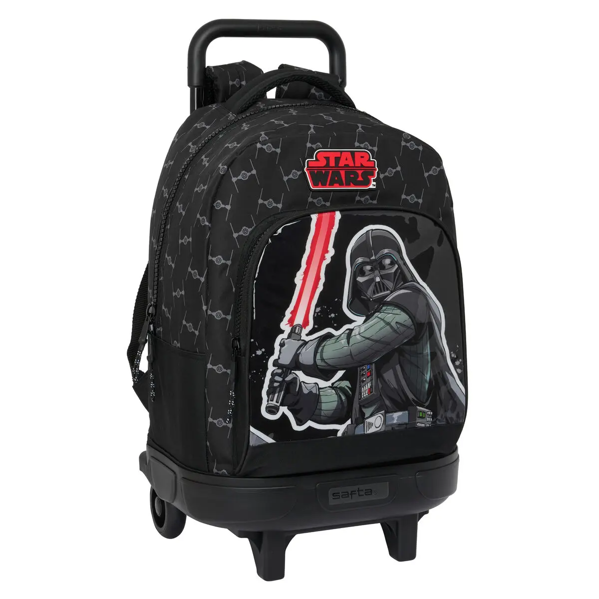 Trolley per la Scuola Star Wars The fighter Nero 33 X 45 X 22 cm