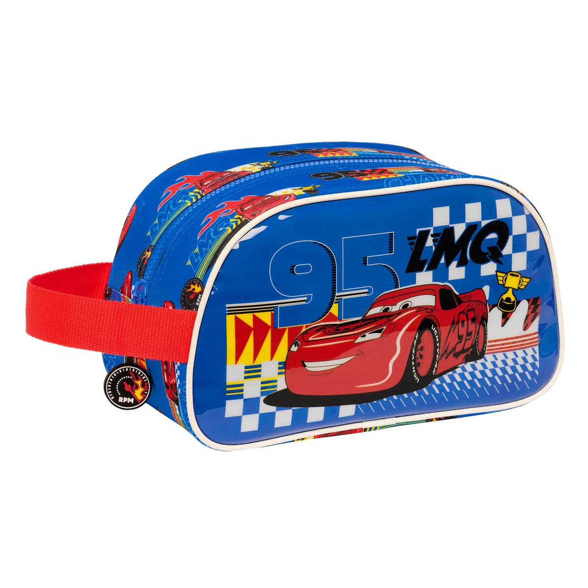 Necessaire per la Scuola Cars Race ready Azzurro 26 x 15 x 12 cm