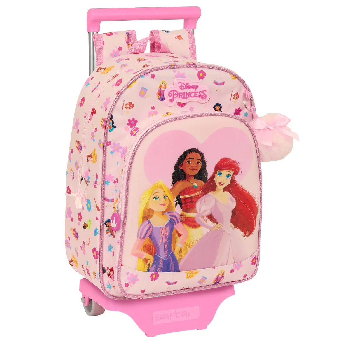 Trolley per la Scuola Disney Princess Summer adventures Rosa 26 x 34 x 11 cm