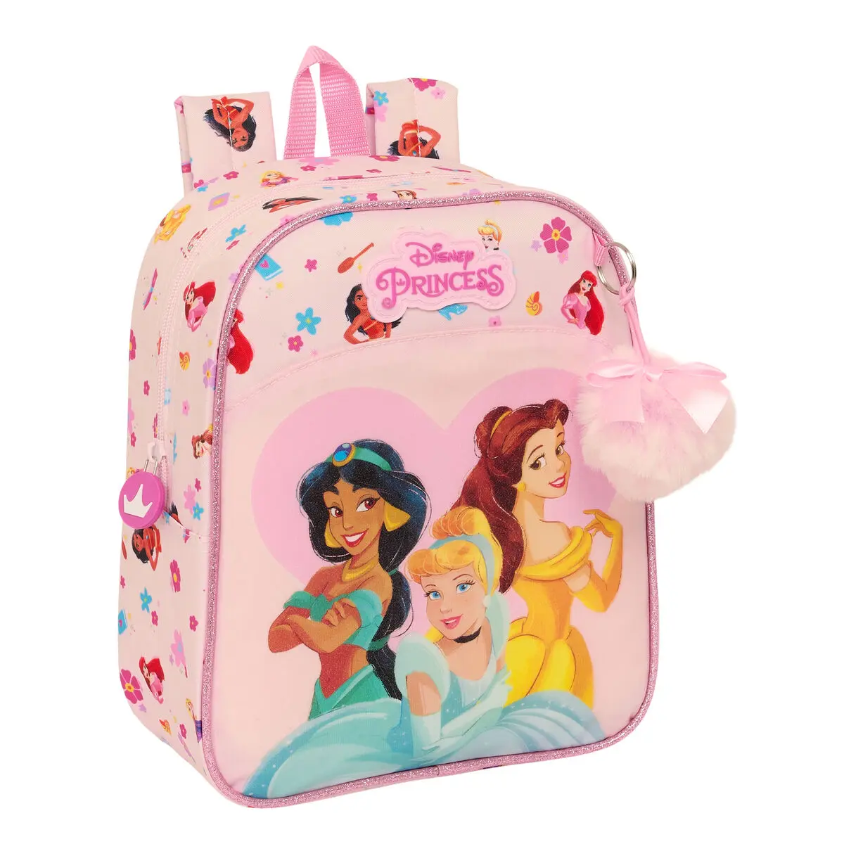 Zaino per Bambini Disney Princess Summer adventures Rosa 22 x 27 x 10 cm