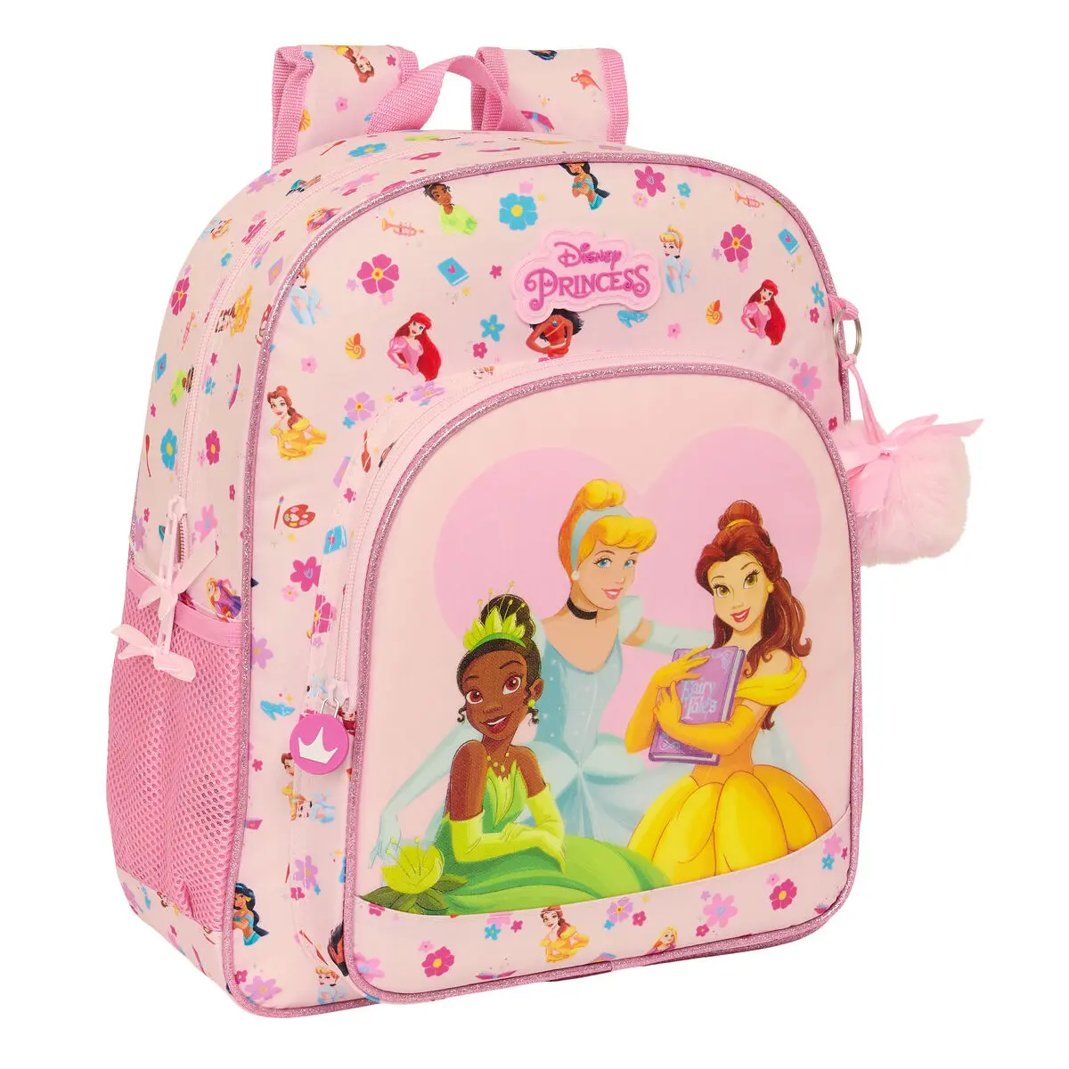 Zaino Scuola Disney Princess Summer adventures Rosa 32 X 38 X 12 cm