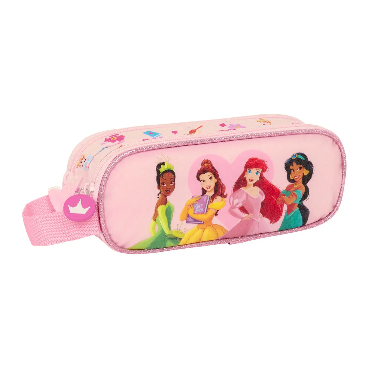 Portaoggetti Doppio Disney Princess Summer adventures Rosa 21 x 8 x 6 cm